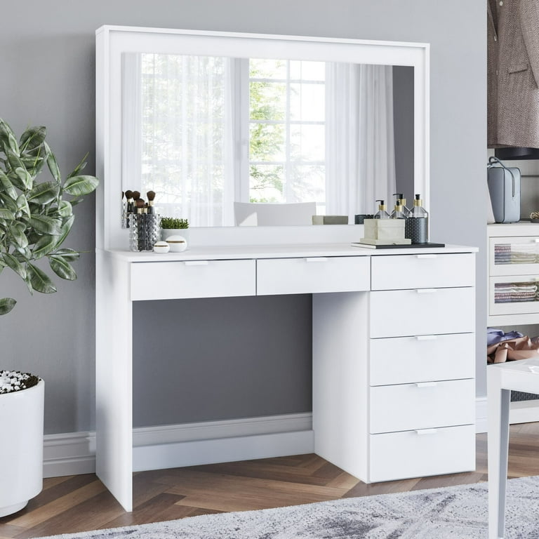 Spurlin dressing vanity with mirror walmart deals