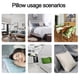 thumbnail image 5 of Funda de almohada decorativa de granja, Juego de 2 fundas de almohada cuadradas modernas de rayas grises, 45*45CM, 5 of 5