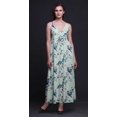 thumbnail image 2 of Bimba Robe Longue Maxi à Bretelles Spaghetti Ajustables Imprimée d'Oiseaux, Tenue de Plage d'Été - Xxx-Grand, 2 of 6