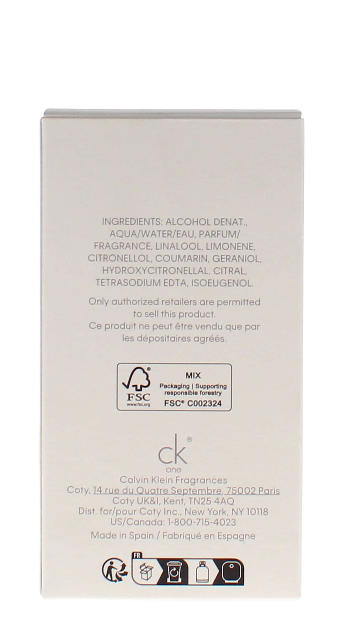 CK One 1.7oz EDT Spray (U)