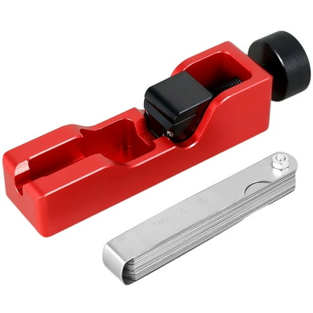 

Universal Spark Plug Gap Tool with Feeler Gauge Aluminum Alloy Car Spark Plug Gapper Caliper Feeler Gauges Set Compatible with 10mm 12mm 14mm 16mm Spark Plugs