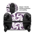 thumbnail image 6 of Uemuo Violets Flowers Printed Washable Luggage Cover - Fashion Suitcase Protector Fits 18-32 Inch Luggage -X-Large, 6 of 9