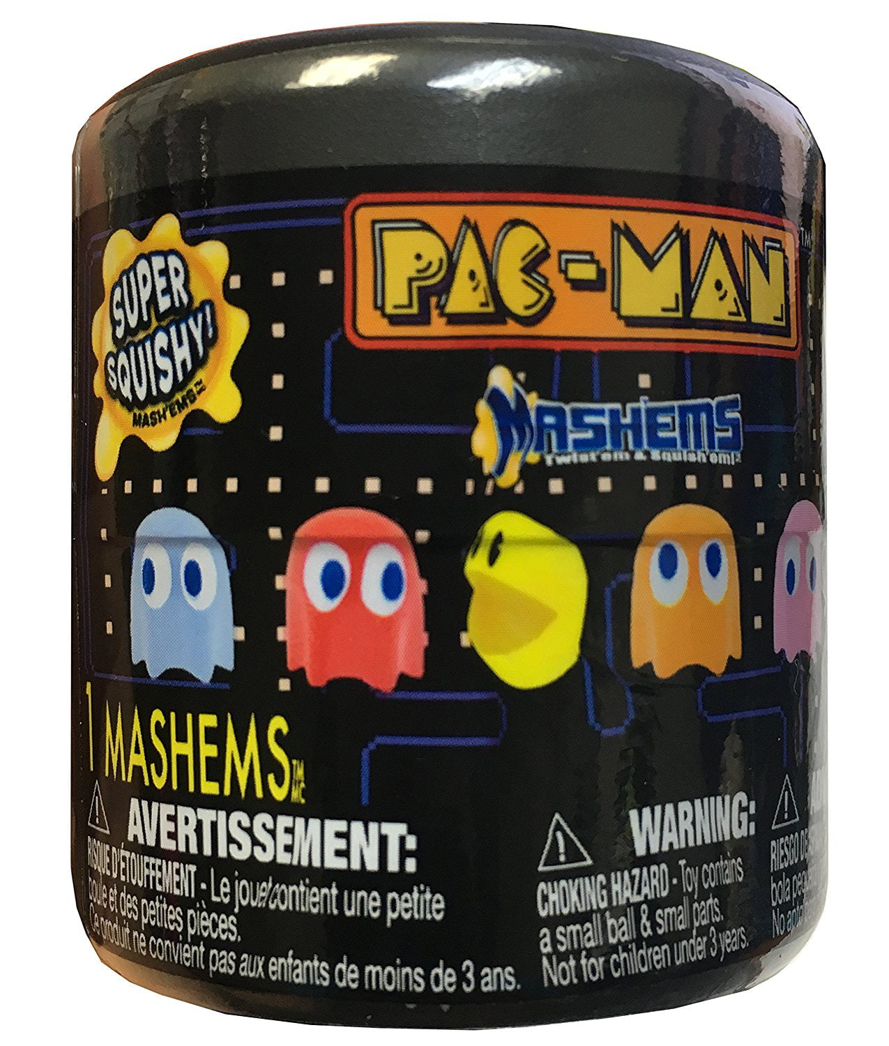 Pacman Series 1 Mash'ems Toy Figure 1pc 