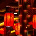 thumbnail image 5 of Guirnalda de luces rojas, 3m, 20 minilámparas de queroseno retro para interior, 5 of 5