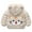 Beige, variant on Winter Coats For Boys Warm Winter Coat Water Resistant Soft Hooded Outerwear Puffer Jacket,Beige 2-3 Years