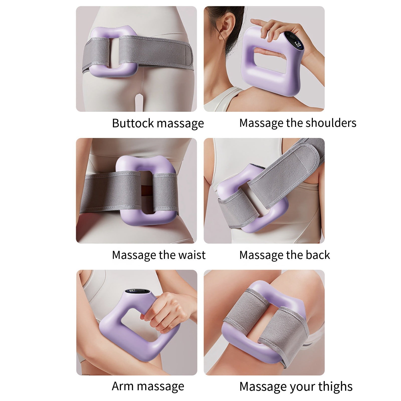 CanGonggg Vibration Plate Machine 8 Speed For Home Fitness Full Body Workout Massage Belt Toning Exercise For Adults Bolster Yoga Rectangle Yoga Props Set Stretching Straps for Men Cope Pregnancy Yoga