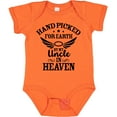 thumbnail image 3 of Inktastic Handpicked for Earth by My Uncle in Heaven with Angel Wings Boys or Girls Baby Bodysuit, 3 of 5