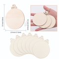 thumbnail image 2 of Adornos de madera OurWarm 7,6 cm paquete de 30 para manualidades, 2 of 6