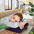 thumbnail image 5 of Almohada inflable para acampar, almohada de viaje, almohada de aire de tela flocada para mayor comodidad, 5 of 5