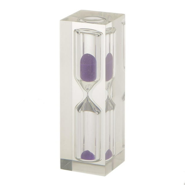 Acrylique Transparent Trois minutes Jeu de Brossage de Sablier