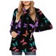 thumbnail image 1 of Puntoco Mujer Moda Causul Con Capucha Impreso Manga Larga Sudadera Chaqueta Blusa Abrigo Puntoco Puntoco-6307, 1 of 5