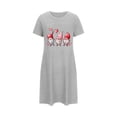 thumbnail image 5 of Jamicy Modest Sleep Dresses for Women Gifts for Women Women's Nightgown Cute Print Sleep Shirts Soft Nightshirt Lightweight Pajamas Dress, 5 of 5
