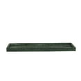 thumbnail image 6 of CosmoLiving by Cosmopolitan 22", 18"W Green Marble  Tray with Raised Border, 2-Pieces, 6 of 7