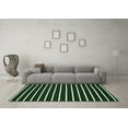 thumbnail image 3 of Ahgly Company Indoor Rectangle Abstract Emerald Green Contemporary Area Rugs, 7' x 10', 3 of 4