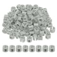 thumbnail image 1 of Clothes Hanger Markers Number 38 Tags Garment Size Tag Hanger Clips Round Color Coding Label, Gray 100Pcs, 1 of 6