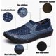 thumbnail image 2 of Xishao Sandalias Deportivas para Hombres Sandalias de Pescador al Aire Libre Zapatos de Cuero Casuales Transpirables Sandalias de Primavera y Verano de Negocios de Moda de Punta Cerrada Xishao ropa, 2 of 2