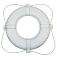 thumbnail image 2 of Taylor Made PFD - Personal Floatation Device 380 Life Buoy; 30 Inch Diameter; Ring; With Sewn In Beckets To Secure Grab Line; White, 2 of 2