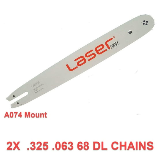 18-inch Chainsaw Bar and Chain Combo for Stihl MS250 MS251 - .325 Pitch .063 Gauge 68DL A074 Mount