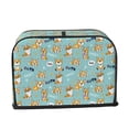 thumbnail image 2 of Lsque Cute Dogs Corgi Print 2 Slice Toaster Cover , Kitchen Appliance Dustproof Protector , Toaster Protector Dustproof Kitchen Appliance Cover, 2 of 7