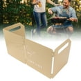 thumbnail image 4 of Estufa Plegable De 4 Placas, Parabrisas De Acero Al Carbono A Prueba De Viento Para Acampar, Barbacoa Al Aire Libre, 4 of 7