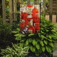 thumbnail image 2 of Red Wine Bottles and Glasses Garden Flag, 2 of 5