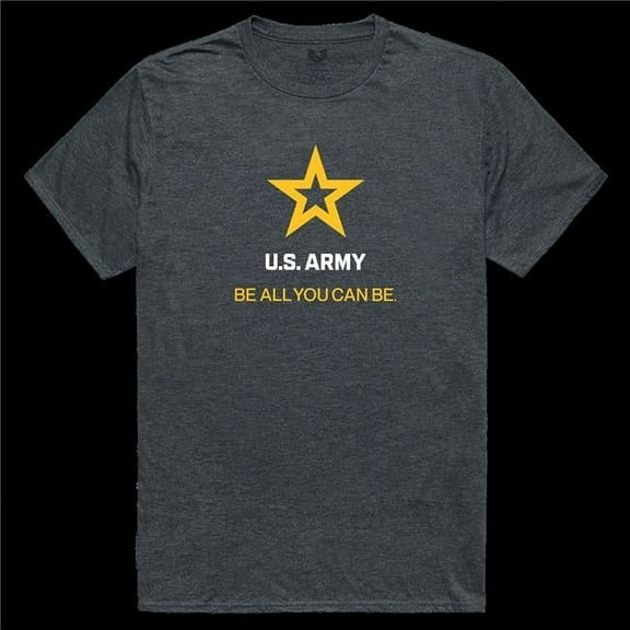 Rapid Dominance RS2-A41-HCH-05 US Army 41 Relaxed Graphic T-Shirt - Heather Charcoal - 2X