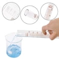 thumbnail image 4 of Superlele Juego De Cilindros Graduados De Vidrio De 10 Ml, 25 Ml, 50 Ml, 100 Ml, Juego De Vasos De Vidrio Grueso De 50 Ml, 100 Ml, 250 Ml Con 2 Goteros, 4 of 5
