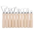 thumbnail image 2 of Carving Tool, Clay Sculpture Tool, Durable Comfortable For Using Delicate Easy To Use Fine Crafts Amateur For Carving Model Tools Professional People, 2 of 8