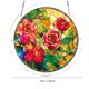 thumbnail image 1 of Atrapasueños de acrílico con forma de rompecabezas para colgar en la ventana | Atrapasueños redondo de vidrieras florales para uso interior y exterior, 1 of 7