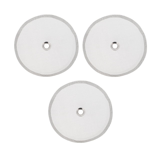 Miangastore 3pcs Stainless Steel Filter Meshes Portable Coffee Machine Filter Meshes Pot Simple Strainer Meshes