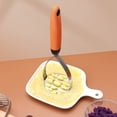 thumbnail image 4 of Potato Master Acero Inoxidable Mango antideslizante Horno Vegetal Frijol Bebé Alimento Puré Patatas Pusher Mashing Maker Ricer Azul Inevent HA059401-02, 4 of 7