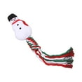 thumbnail image 1 of Runquan Christmas Dog Toy Interactive Xmas Dog Rope Toy for Puppy Training Cleaning Snowman, 1 of 8
