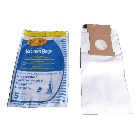 Eureka &Electrolux Paper Bags Upright Aptitude Oxygen 5PK Microlined Part-208