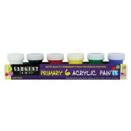 UPC: 0042229654206 | Sargent Art Primary Acrylic Paint Set