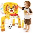 thumbnail image 1 of Canasta de baloncesto Toy ZERDROFY para niños pequeños, portería de fútbol y béisbol, 1 of 9