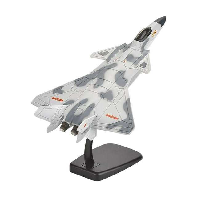 Maqueta de avión de combate a escala 1/144 para decoración de escritorio, sala de estar o cualquier otro espacio decorativo. 9.84 pulgadas