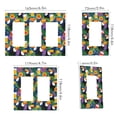 thumbnail image 2 of Yayeee Rocker Switch Wall Plate 1-Gang 4.6"x2.9" Home Decorative Outlet Cover, Colorful Toucans Pattern, 2 of 6