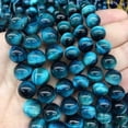 thumbnail image 3 of Natural Stone Tiger's Eye Beads Round Loose Beads 6/8/10 mm for Jewellery Making DIY Charm Bracelet, 3 of 6
