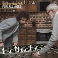 thumbnail image 3 of Raychee 54" Foosball Table, Soccer Games Table Competition Sized Wooden Arcade Table Soccer w/ 2 Balls for Adult Kids Youth Home, Game Room, Office, Party (Dark Wood Grain), 3 of 7