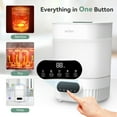 thumbnail image 5 of Sejoy Baby Bottle Sterilizer and Dryer,Electric Steam Sterilization Machine,3-in-1 Large Capacity,for Pacifiers, Pump Parts, Warmer Milk,Heating Food, Auto-off,White, 5 of 10