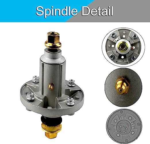 OakTen Spindle Assembly for John Deere 42 inch 102 105 115 125 135 LA100 LA110 LA120 X110 X120 Lawn Mower GY20454 GY21098 2-Pack