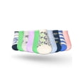 thumbnail image 4 of Wonder Nation Girls Floral No-Show Socks, 10-Pack, Sizes S-L, 4 of 16