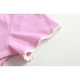 thumbnail image 4 of Salida de baño LUCKYGAL de felpa con cierre y capucha, rosa, 6-7, 4 of 6