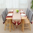 thumbnail image 4 of justharion Xmas Table Runner Washable Centerpiece Cloth Flag Festival Desktop Tablecloth Party Restaurant Shop Textile Decorations, 4 of 8