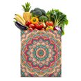 thumbnail image 1 of Ethnic Inspired Geometric Design Reusable Shopping Bag - Large Capacity Durable Grocery Tote, 1 of 6