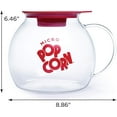 thumbnail image 4 of Epoca Original Microwave Popcorn Popper, Borosilicate Glass - 3-in-1 Silicone Lid - 3 Quart, 4 of 7