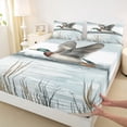 thumbnail image 3 of Feelyou Woodland Animal Kids Queen Sheet Sets, Wildlife Duck Bed Set, 4-Piece, 3 of 7