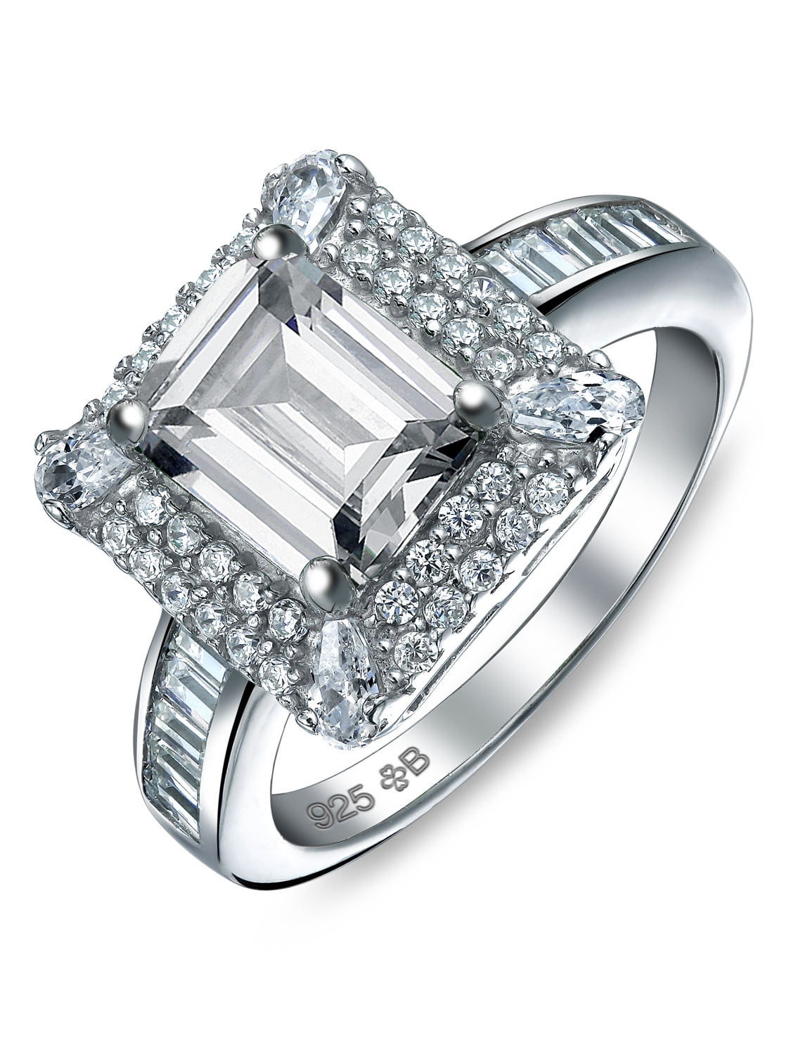 Vintage Style Emerald Engagement Rings 5