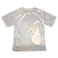 thumbnail image 4 of Lixiuxyad Fashion Trendy Tees T-Shirts Sparkly Silk Top Glitter Loose Short Sleeved T Shirt Woman,Beige L, 4 of 6