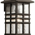thumbnail image 5 of Kichler 49831 Beacon Square 1 Light 18" Tall Outdoor Wall Sconce - Bronze, 5 of 6
